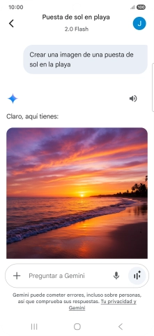 También puedes pedir a Gemini que genere una fotografía partiendo de tu descripción.