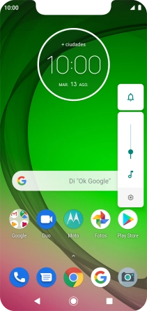 Pulsa el icono de modo de sonido las veces que sean necesarias para activar o desactivar el modo silencioso.