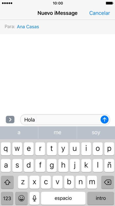 Pulsa la flecha hacia la derecha.