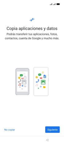 Puedes transferir el contenido de otro teléfono cuando activas tu teléfono por primera vez y cuando lo has restablecido. Cuando aparezca en la pantalla del teléfono esta imagen, ya está listo para la transmisión del contenido del otro teléfono. Puedes transferir el contenido de otro teléfono cuando activas tu teléfono por primera vez y cuando lo has restablecido. Cuando aparezca en la pantalla del teléfono esta imagen, ya está listo para la transmisión del contenido del otro teléfono.