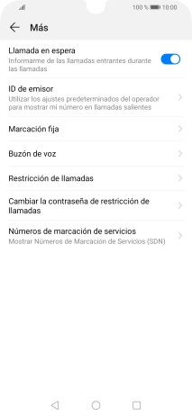 Pulsa Buzón de voz.