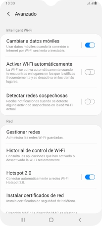 Pulsa el indicador junto a 