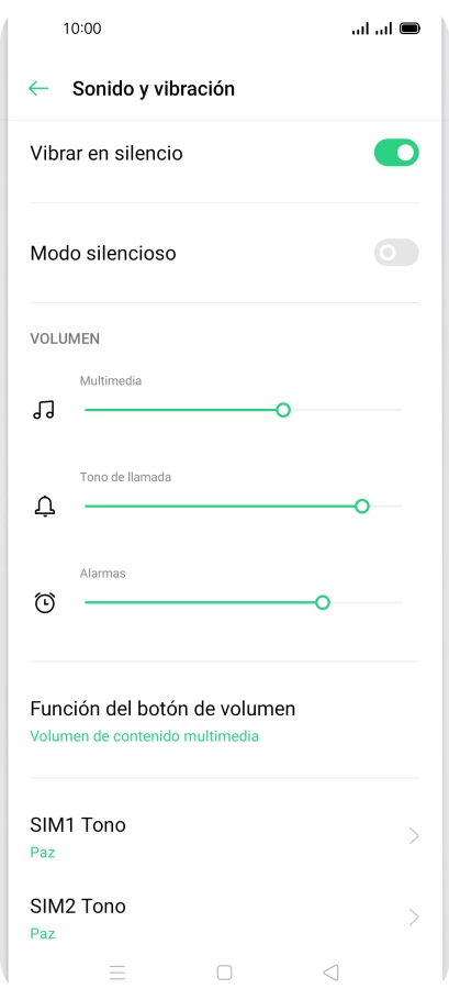 Pulsa ‹SIM› Tono.