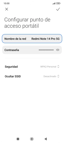 Pulsa Seguridad.