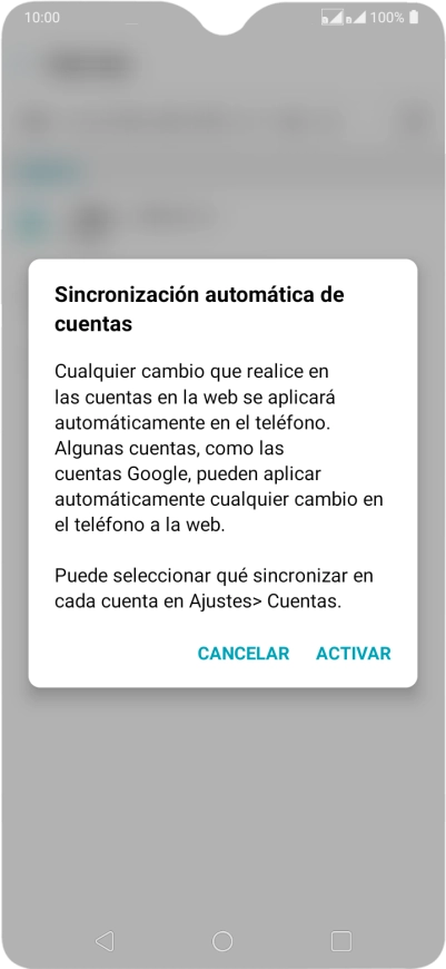 Si activas la función, pulsa ACTIVAR.