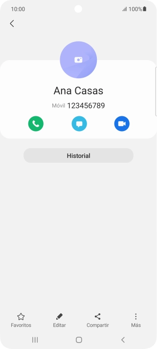 Pulsa la tecla de inicio para terminar y regresar a la pantalla de inicio.