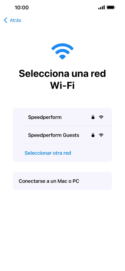 Pulsa la red wifi deseada.