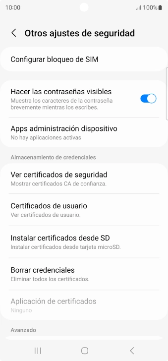 Pulsa Configurar bloqueo de SIM.