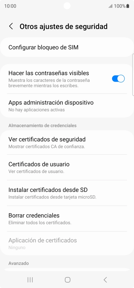 Pulsa Configurar bloqueo de SIM.