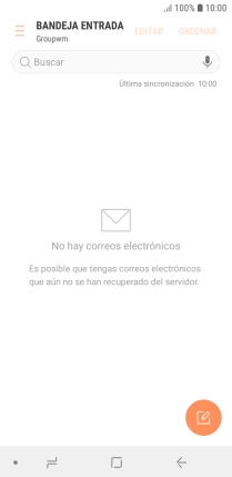 Desliza el dedo hacia la derecha desde la parte izquierda de la pantalla.