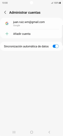 Pulsa Añadir cuenta.