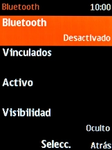 Selecciona Bluetooth. Selecciona Bluetooth.