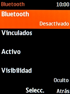 Selecciona Bluetooth. Selecciona Bluetooth.