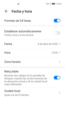 Pulsa el indicador junto a 