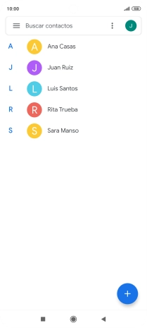 Pulsa el contacto deseado.