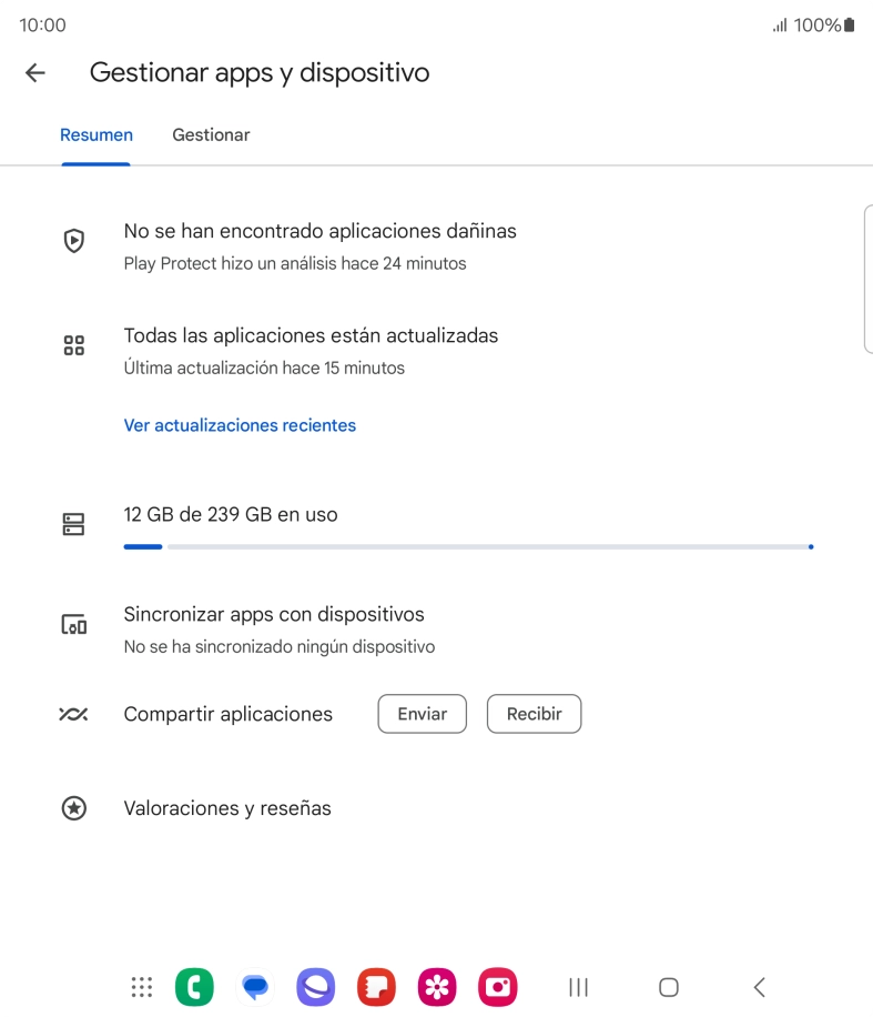 Pulsa Gestionar.