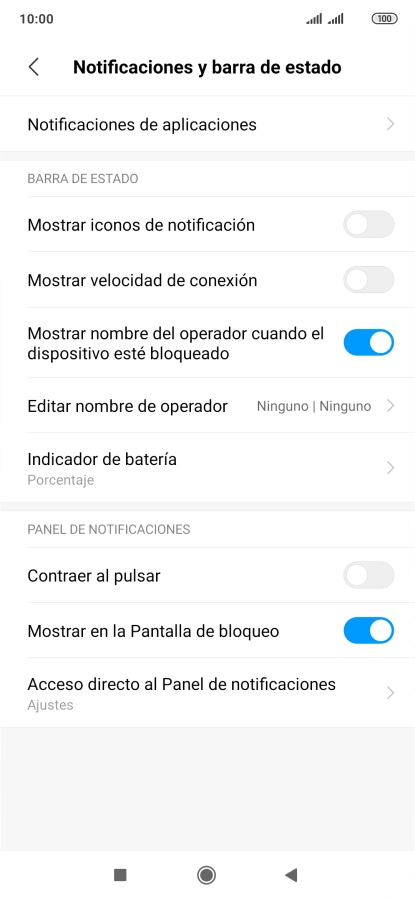 Pulsa Notificaciones de aplicaciones. Pulsa Notificaciones de aplicaciones.