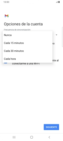 Pulsa el ajuste deseado.