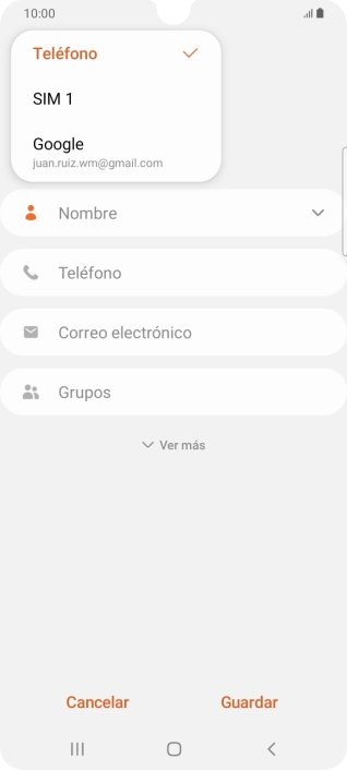 Pulsa Teléfono.