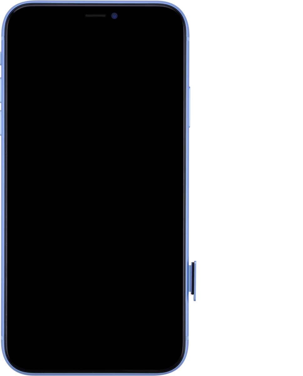 Retira el contenedor de la tarjeta SIM del teléfono.