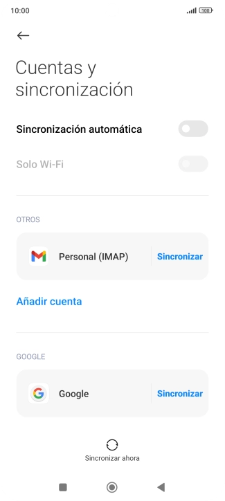 Pulsa el indicador junto a 