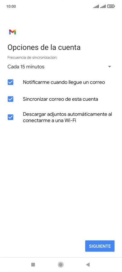 Pulsa la lista desplegable bajo 