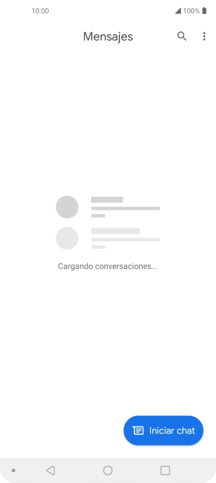 Pulsa Iniciar chat.