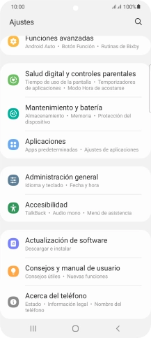 Pulsa Aplicaciones.