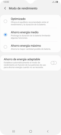 Pulsa la tecla de inicio para terminar y regresar a la pantalla de inicio.