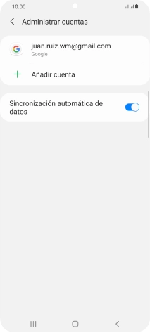 Pulsa Añadir cuenta.