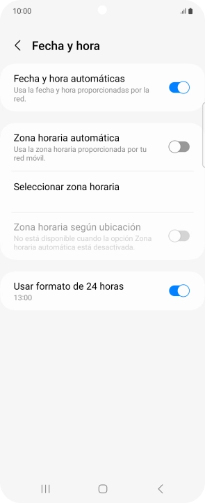 Pulsa el indicador junto a 