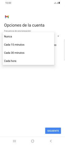 Pulsa el ajuste deseado.