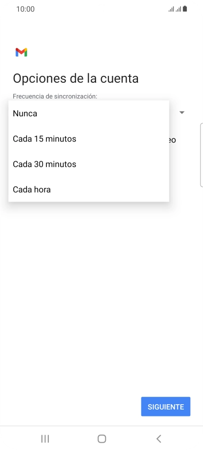 Pulsa el ajuste deseado.