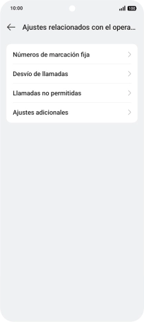 Pulsa Números de marcación fija.