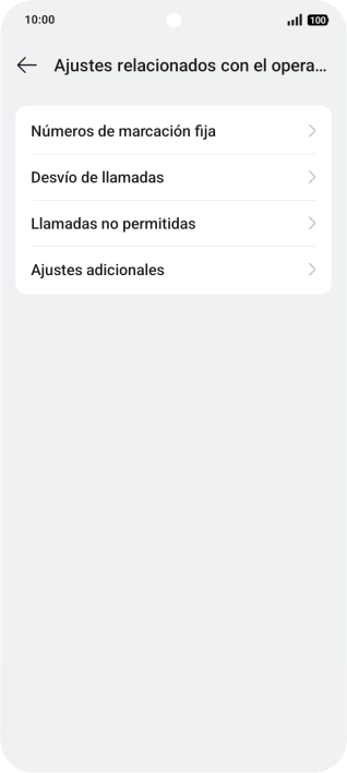Pulsa Números de marcación fija.