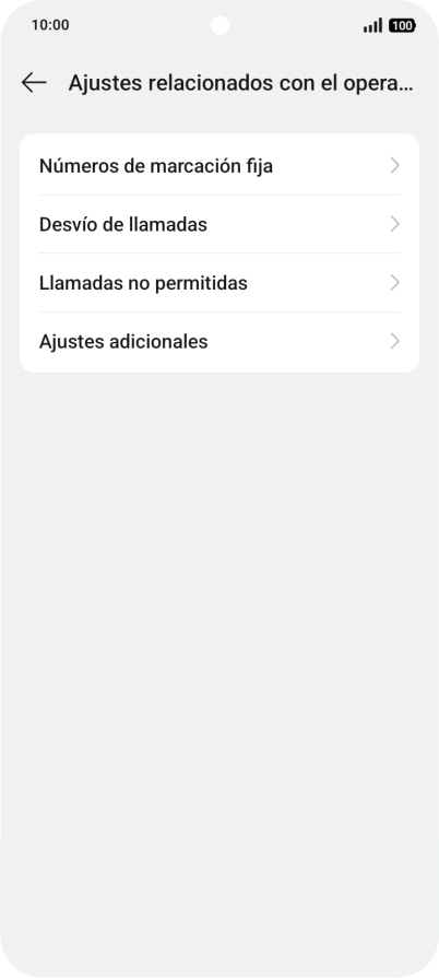 Pulsa Números de marcación fija.