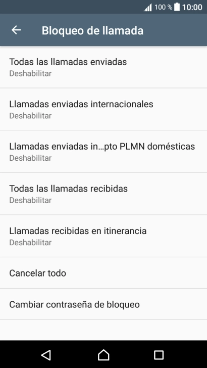 Pulsa el tipo de restricción deseado. Pulsa el tipo de restricción deseado.