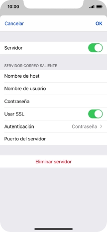 Pulsa el indicador junto a 