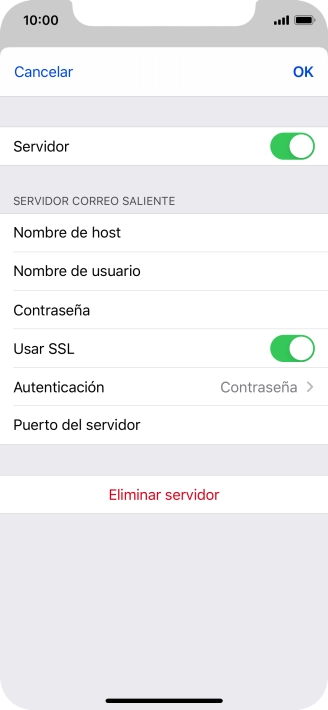 Pulsa el indicador junto a 