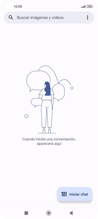 Pulsa Iniciar chat.