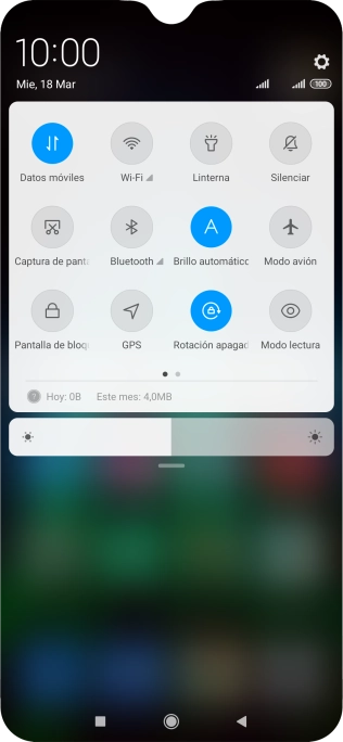 Pulsa el icono de modo de sonido las veces que sean necesarias para activar o desactivar el modo silencioso.