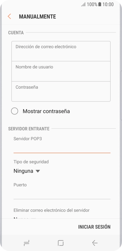 Pulsa la lista desplegable bajo 