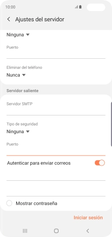 Pulsa el indicador junto a 