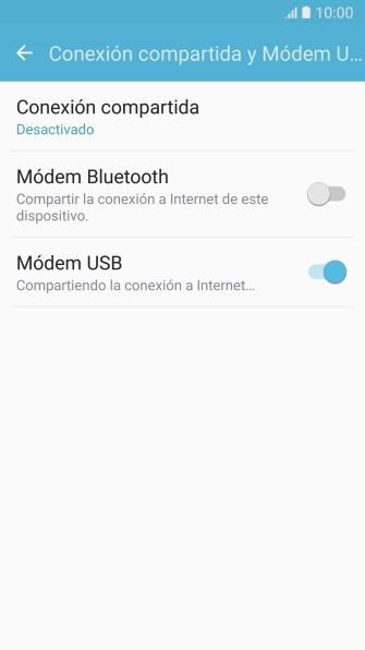 Pulsa la tecla de inicio para terminar y regresar a la pantalla de inicio.