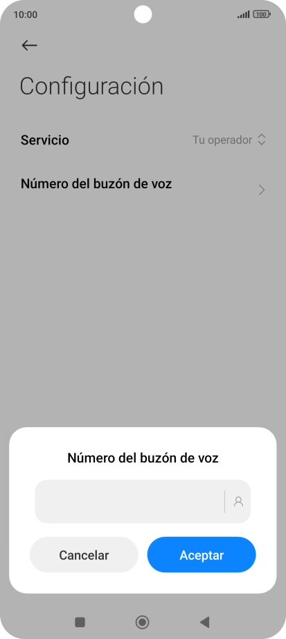 Introduce 22177 y pulsa Aceptar.