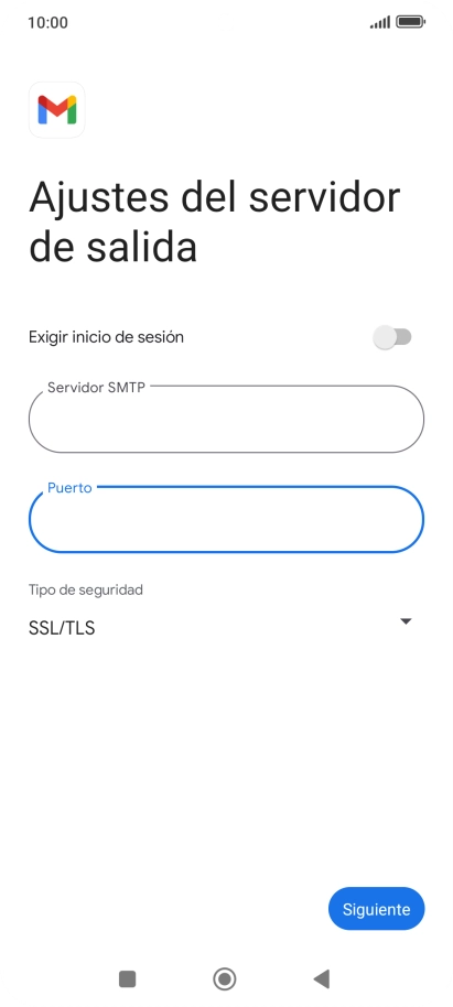 Pulsa Siguiente.
