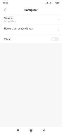 Pulsa Número del buzón de voz. Pulsa Número del buzón de voz.