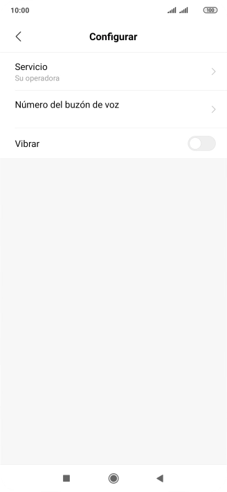 Pulsa Número del buzón de voz. Pulsa Número del buzón de voz.