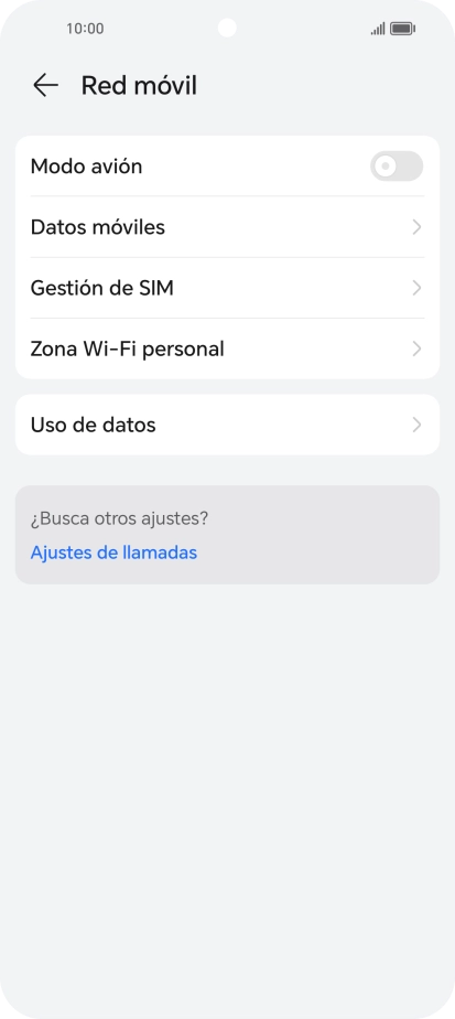 Pulsa Uso de datos.