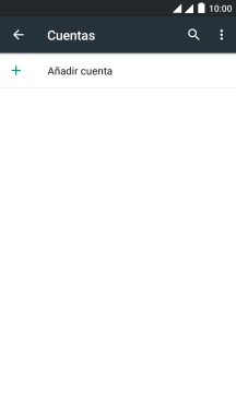 Pulsa Añadir cuenta.